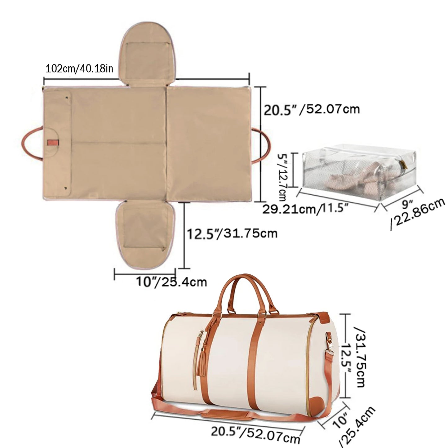 Travel Smarter with The Voyage Luxe Foldable Carry-on Bag