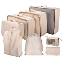 8Pcs/Set Organizer Bags for Travel Organizer Bags Accessories Luggage Suitcase Organizer Waterproof Wash Bag Clothes Storage
